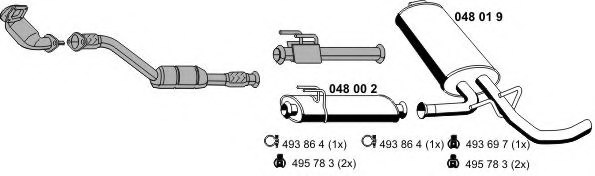 ERNST 100429 Exhaust System